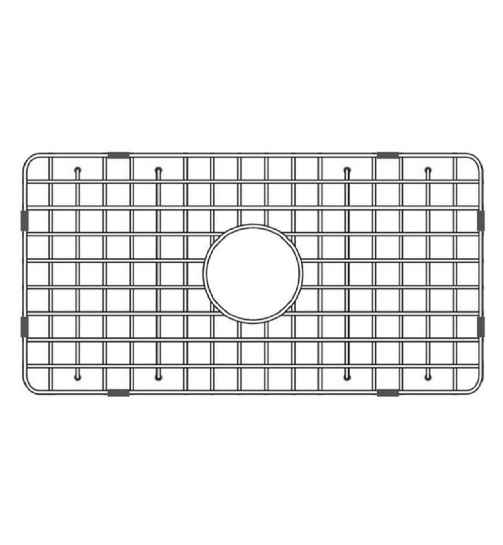 Picture of LaToscana SSG-LA3019 23.25' x 12.25' Stainless Steel Sink Grid for LaToscana Sinks LA3019B, LA3019T, LA3019W