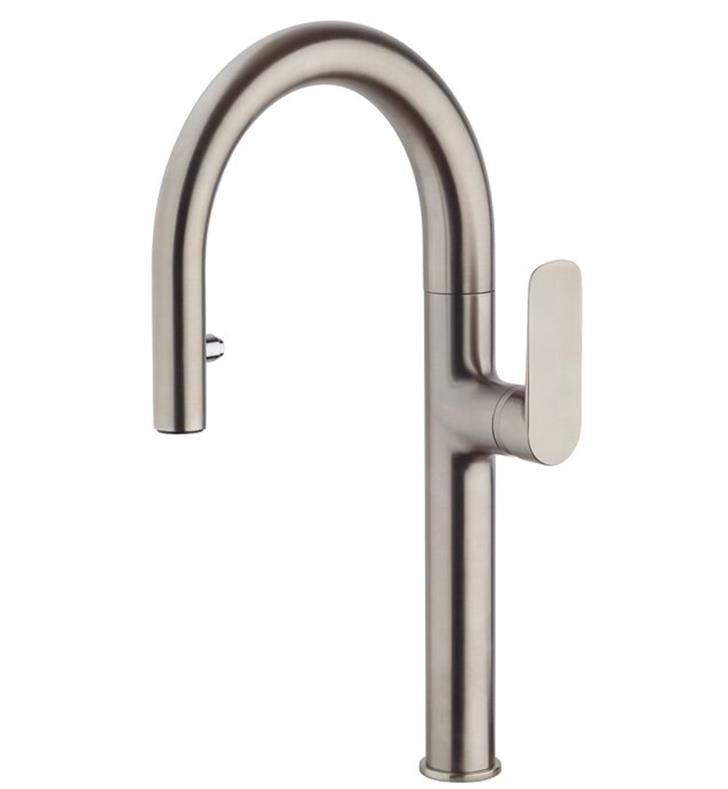 Picture of LaToscana 09PW591B Nove Single Handle Pull-Down Spray Kitchen Faucet in Brushed Nickel
