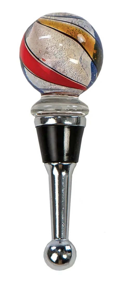 Picture of Picnic Plus PSA-380RG Red Globe Glass Bottle Stoppers