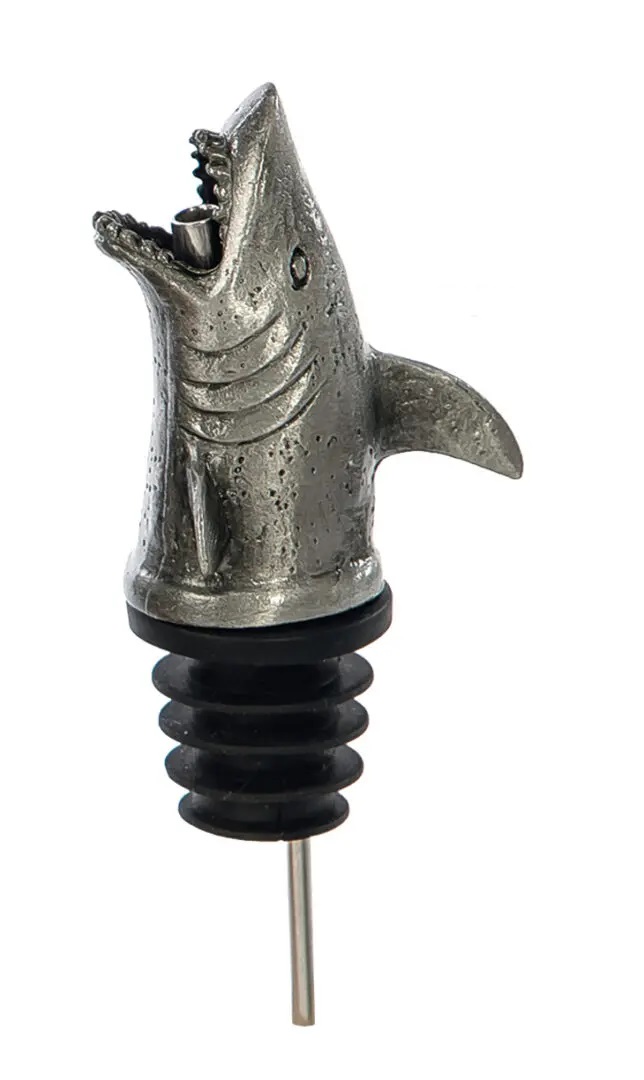 Picture of Picnic Plus PSA-390SK 4 x 1 in. Shark Bottle Pourer Aerator for Wine&#44; Spirits & Oils