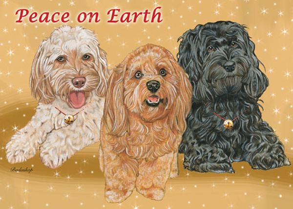 Cockapoo Boxed Christmas Cards - Set of 10
