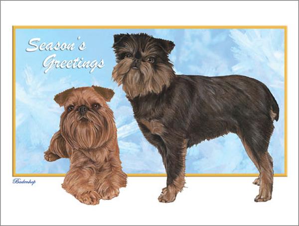 Brussels Griffon Boxed Christmas Cards - Set of 10