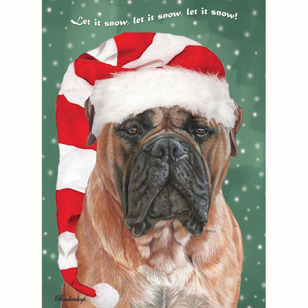 Bullmastiff Boxed Christmas Cards - Set of 10