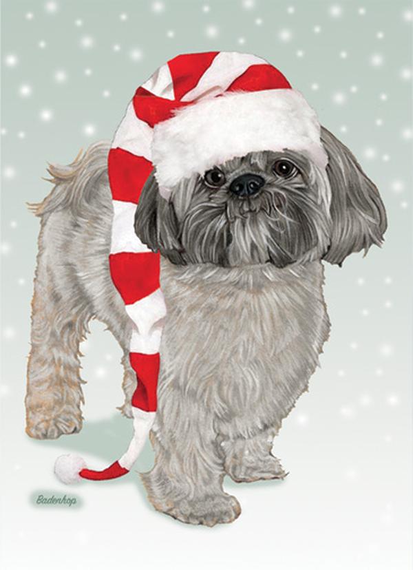 Lhasa Apso Boxed Christmas Cards - Set of 10