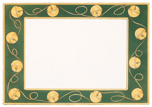 C846 Cat Bells Photo Frame Boxed Christmas Cards - Set of 10 -  Pipsqueak Productions