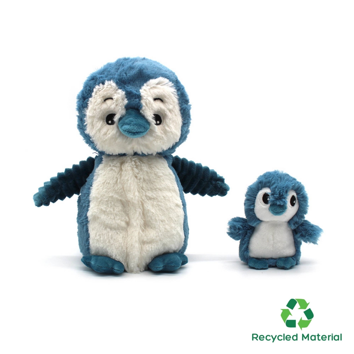 75202 Penguin Mom & Her Baby Plush Toys, Blue