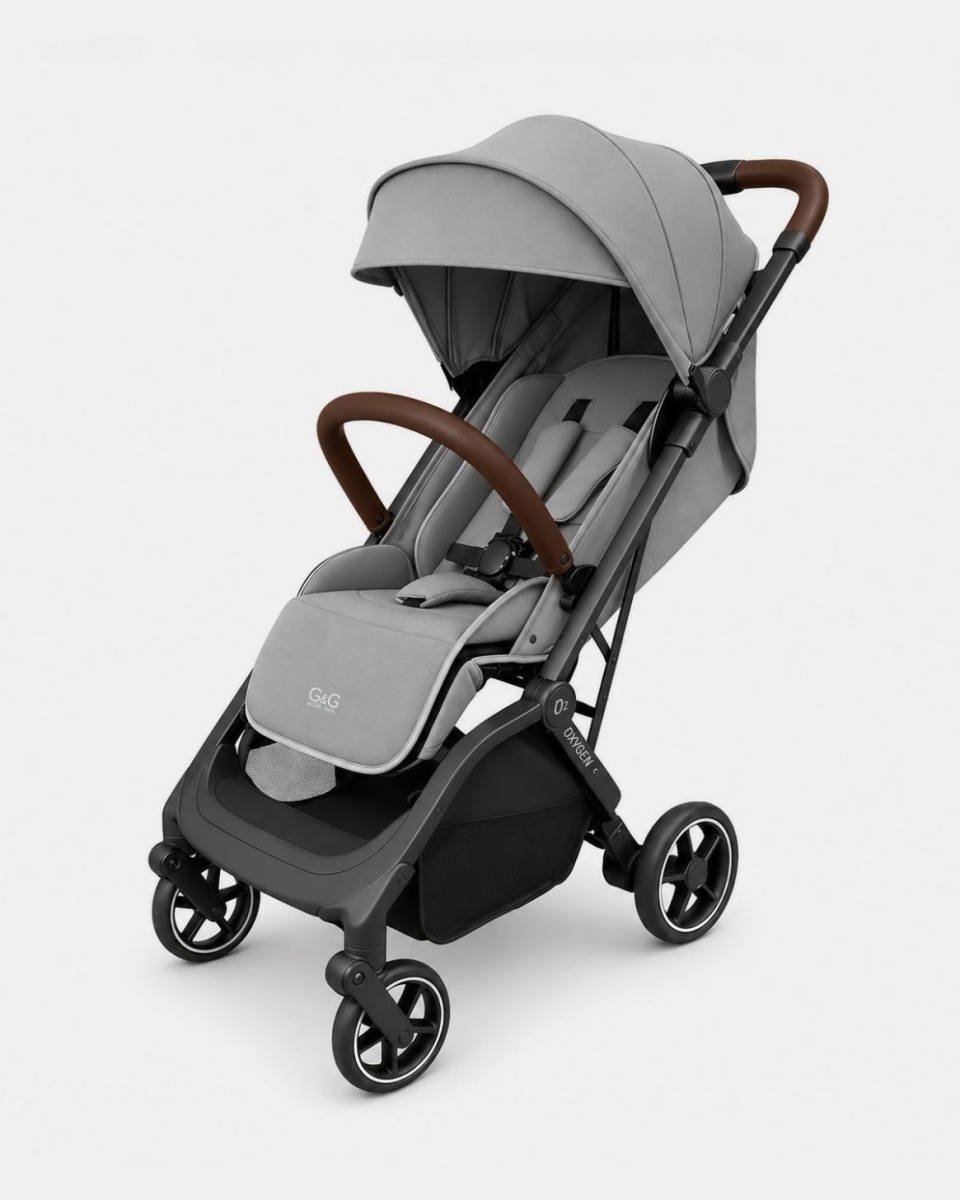 GG038PL Oxygen v3 Lightweight & Compact Stroller - Platinum