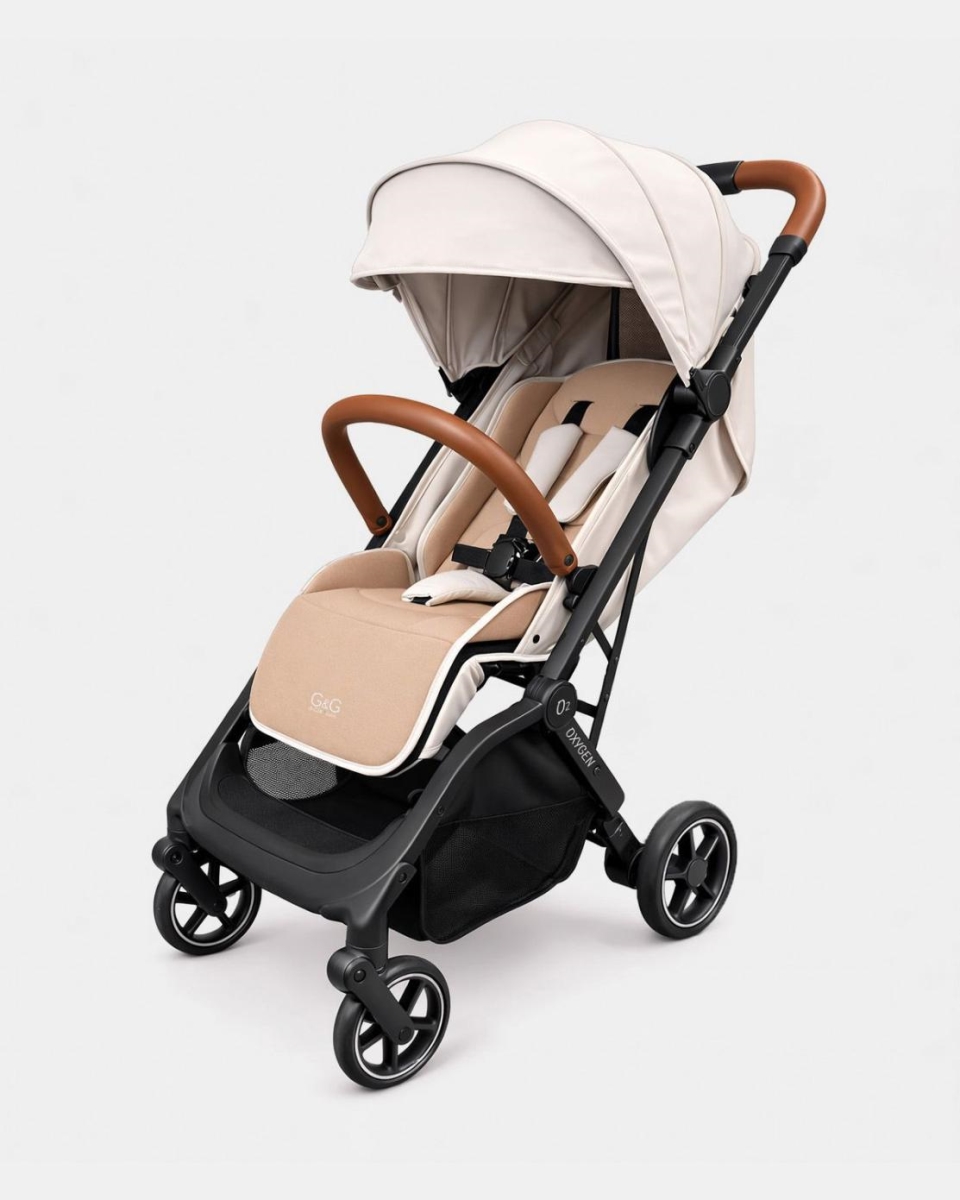 GG038PE Oxygen v3 Lightweight & Compact Stroller - Pearl