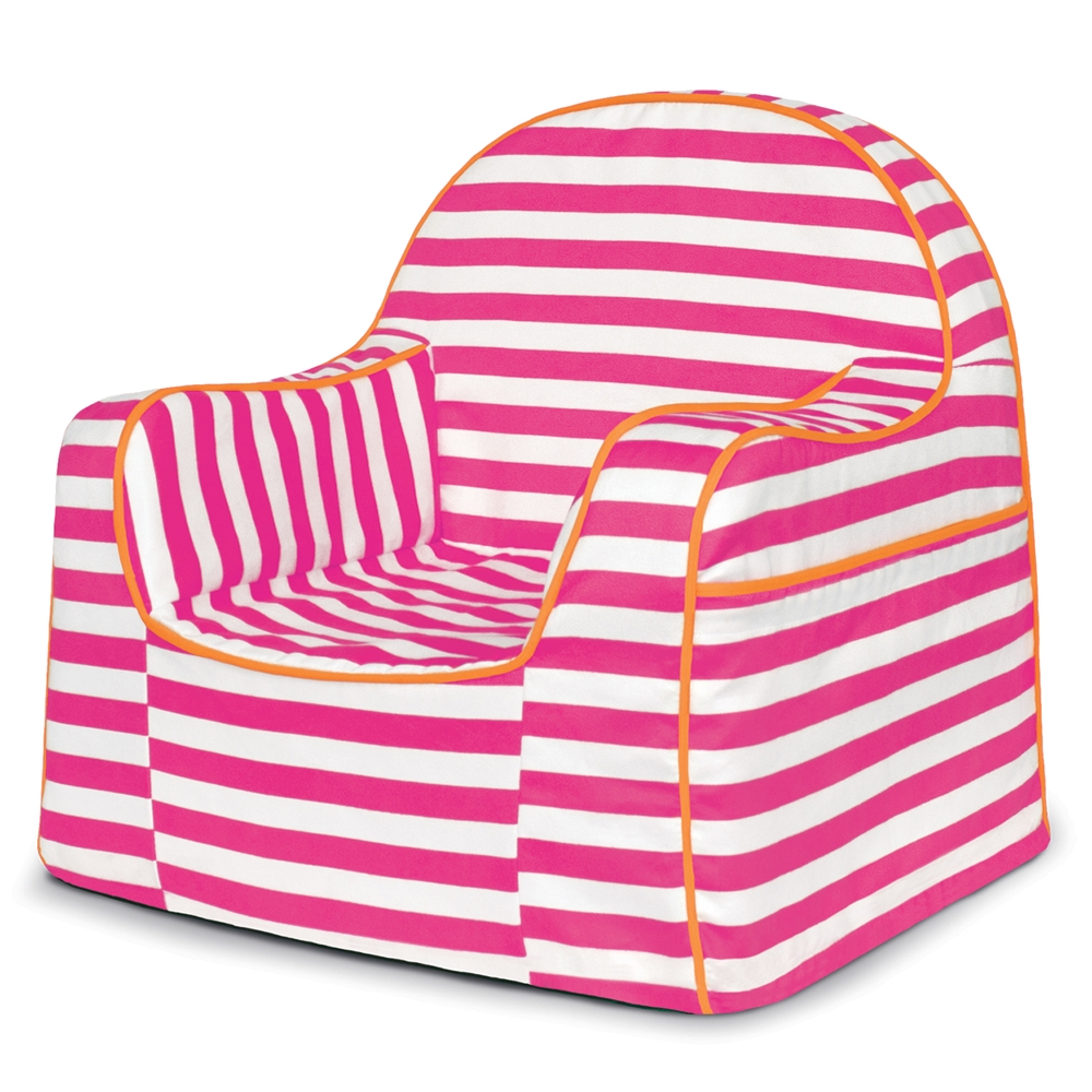PKFFLRRS Little Reader Chair - Stripes Pink -  Pkolino