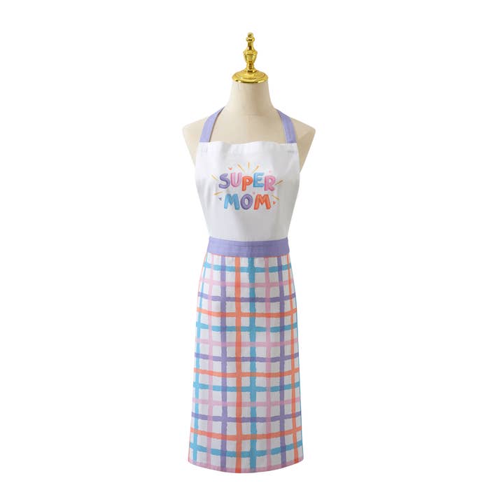 Picture of Peking Handicraft 02AV334WC 28 x 34 in. Super Mom Apron, Multi Color 