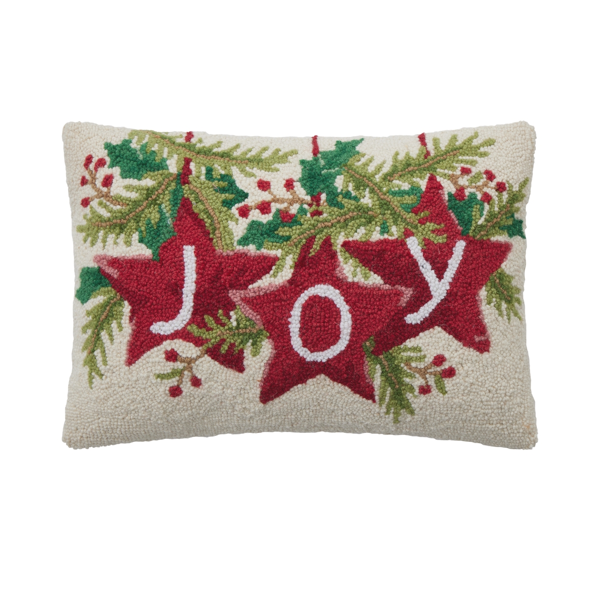 31SJM11070C20OB 14 x 20 in. Joy Stars Poly Fill Hook Pillow, Multi Color