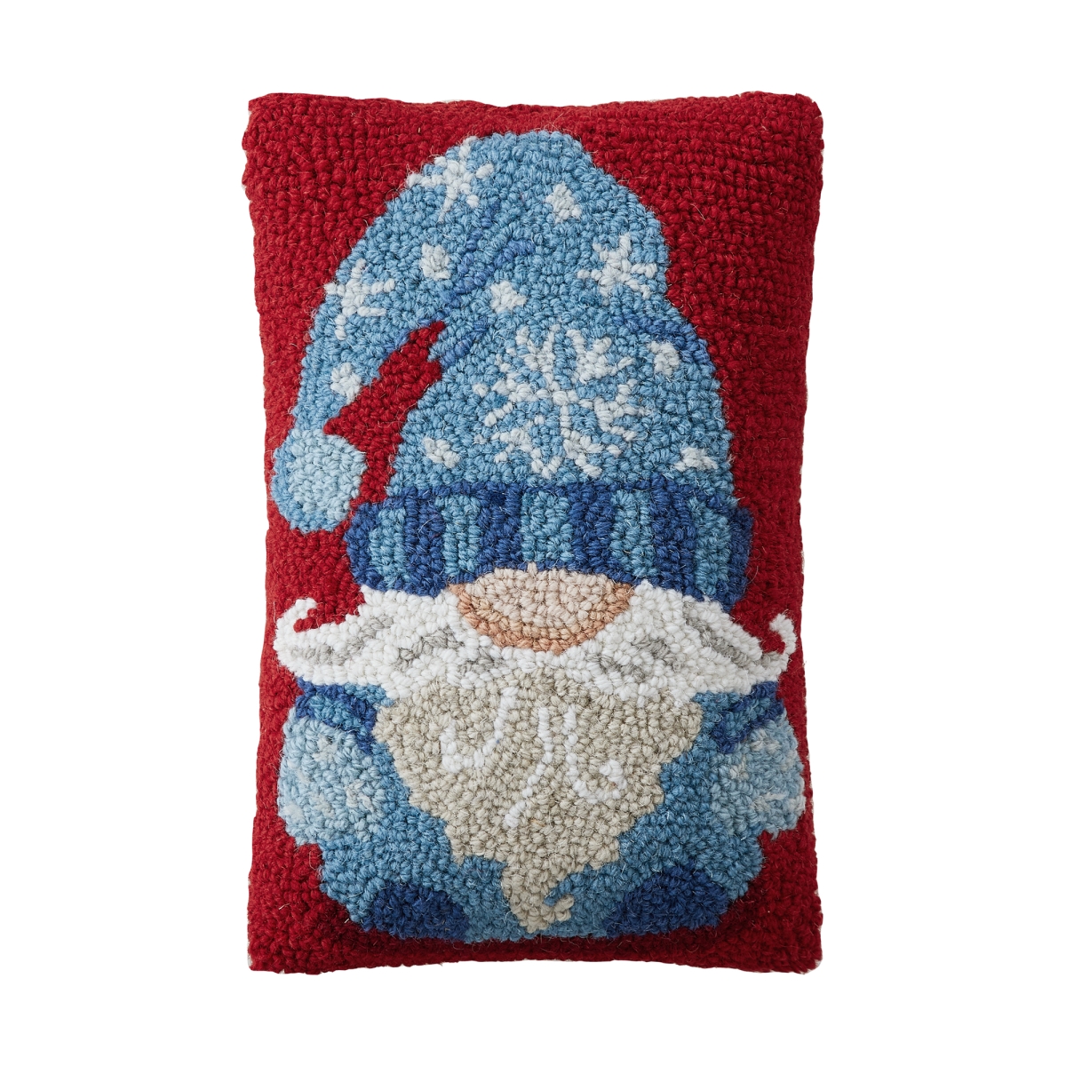 31AV748C12OB 8 x 12 in. Blue Gnome Poly Fill Hook Pillow, Multi Color