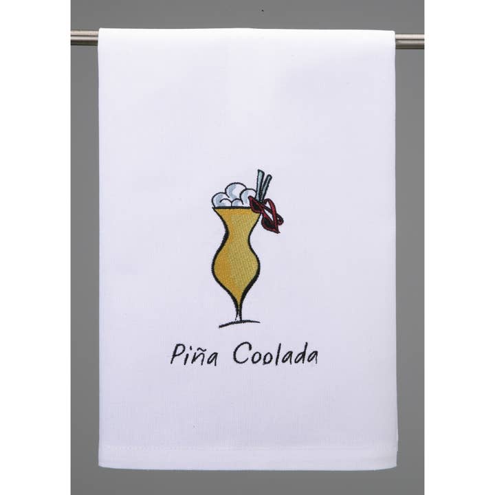 Picture of Peking Handicraft 04JSL27WC 16 x 25 in. Pina Coolada Cotton Kitchen Towel, Multi Color 