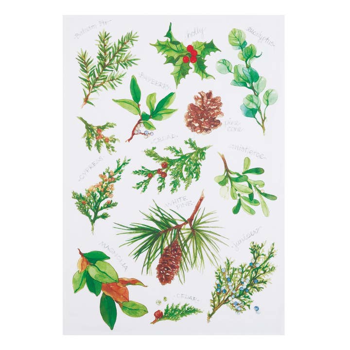 Picture of Peking Handicraft 04SERX495WC 18 x 25 in. Winter Foliage Kitchen Towel, Multi Color 