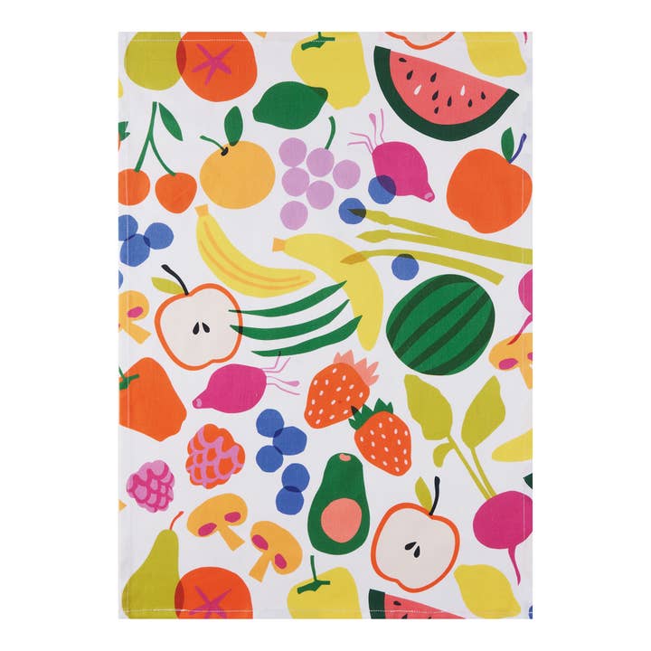 Picture of Peking Handicraft 04APS178C 18 x 25 in. Fruit Market Kitchen Towel, Multi Color 