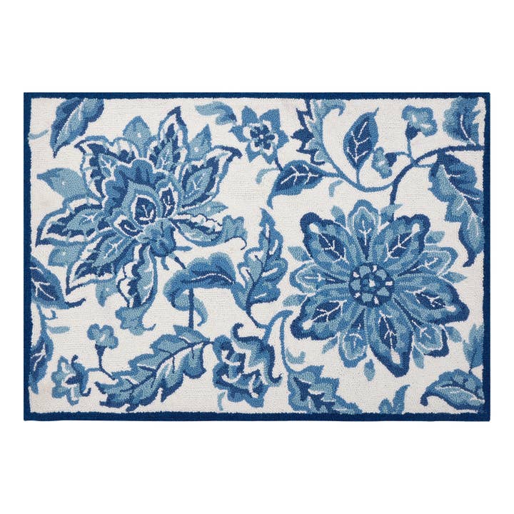 30SJM11026C40 27 x 40 in. Jacobean Hook Area Rug, Multi Color