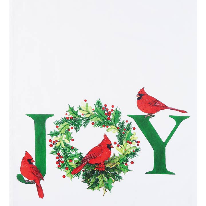 Picture of Peking Handicraft 04SERX489WC 18 x 25 in. Cardinal Joy Kitchen Towel, Multi Color 