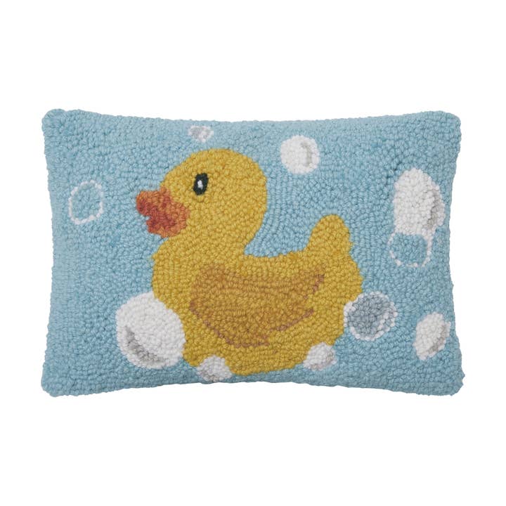 30AV424C12OB 8 x 12 in. Duckling Poly Fill Hook Pillow, Multi Color