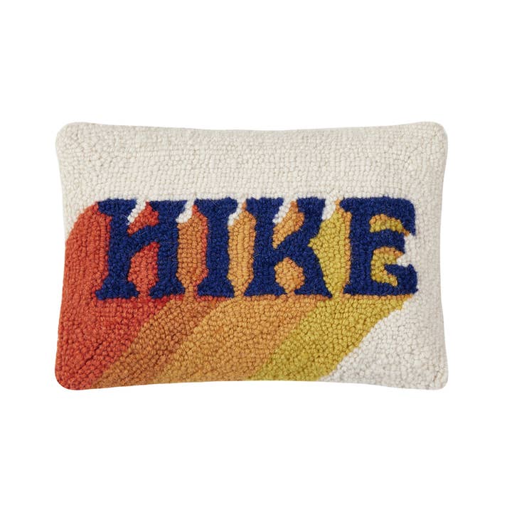 30AV574C12OB 8 x 12 in. Hike Poly Fill Hook Pillow, Multi Color