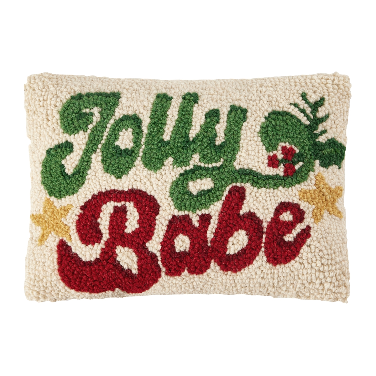 31AV721C12OB 8 x 12 in. Jolly Babe Poly Fill Hook Pillow, Multi Color
