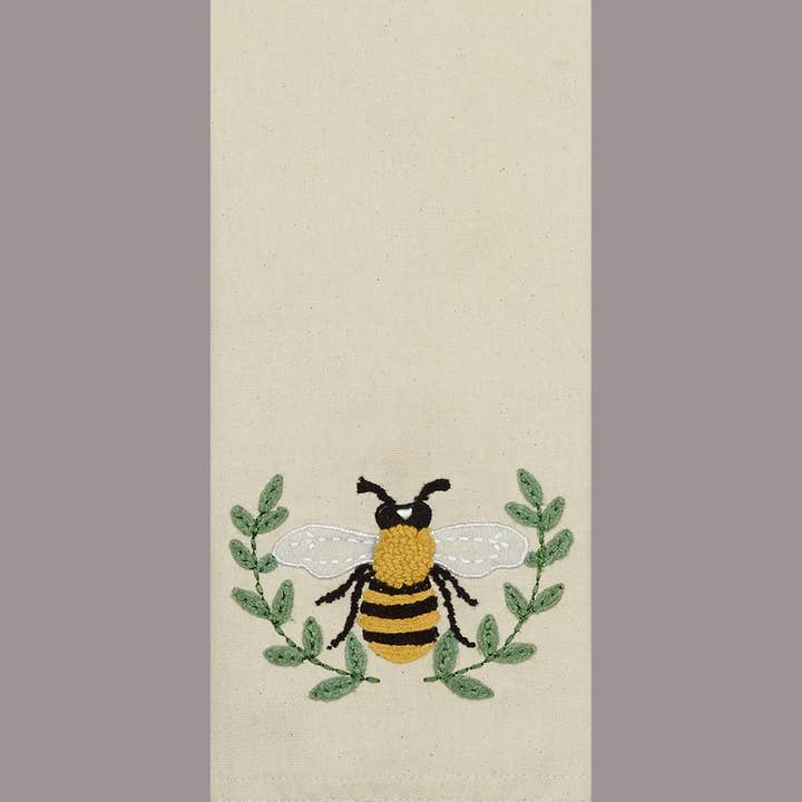 Picture of Peking Handicraft 04DD64C 18 x 25 in. Bee Kitchen Towel, Multi Color 
