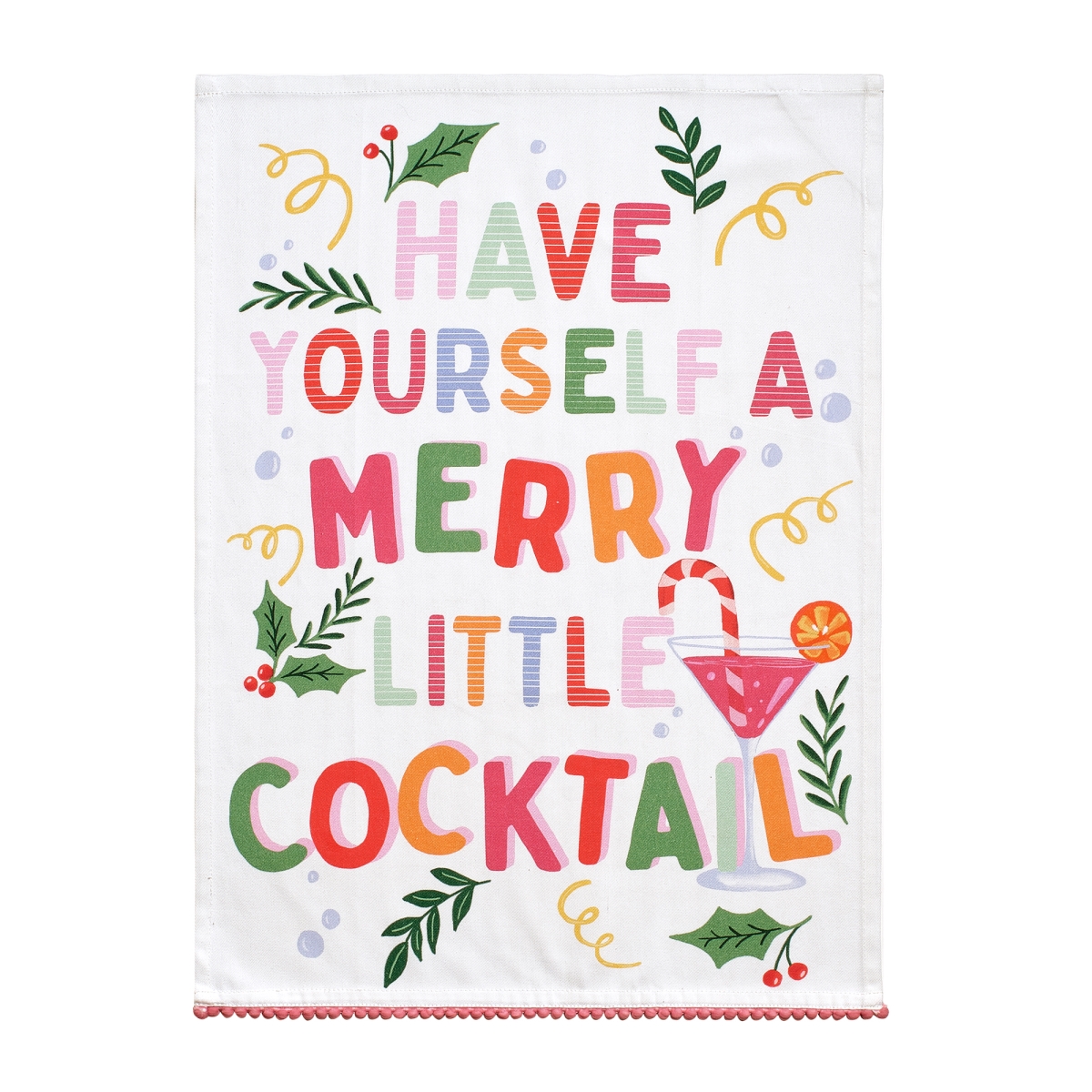 Picture of Peking Handicraft 04AAT90WC 18 x 25 in. Merry Cocktail Kit, Multi Color 