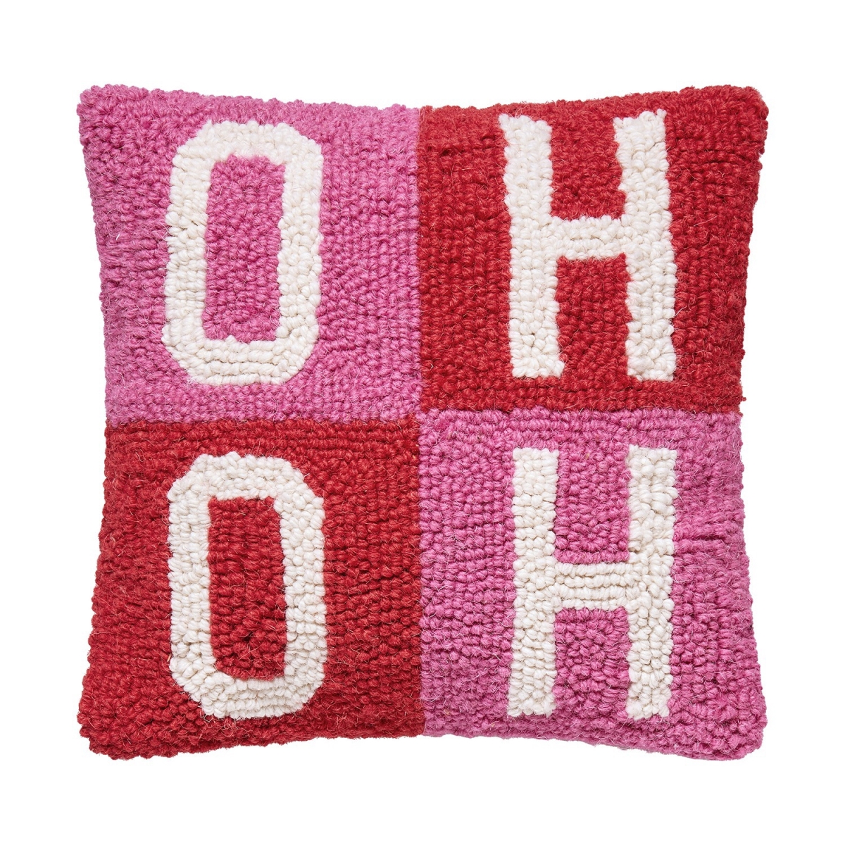 31GY3487C10SQ 10 x 10 in. Hoho Poly Filled Square Hook Pillow - Pack of 3