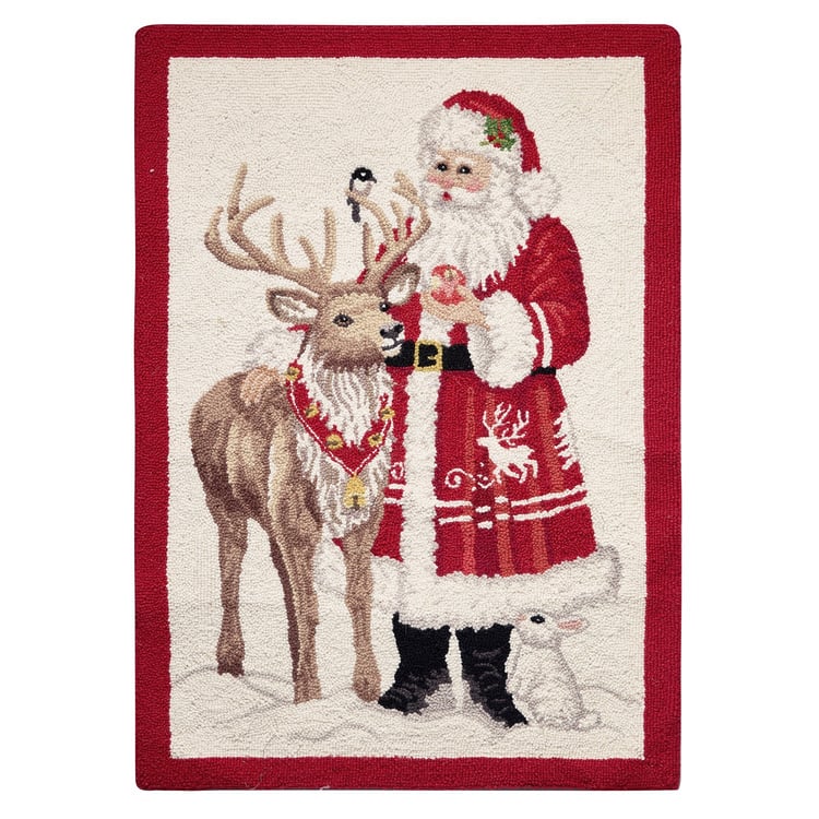 31ML587C40 27 x 40 in. Nordic Santa Hook Rug