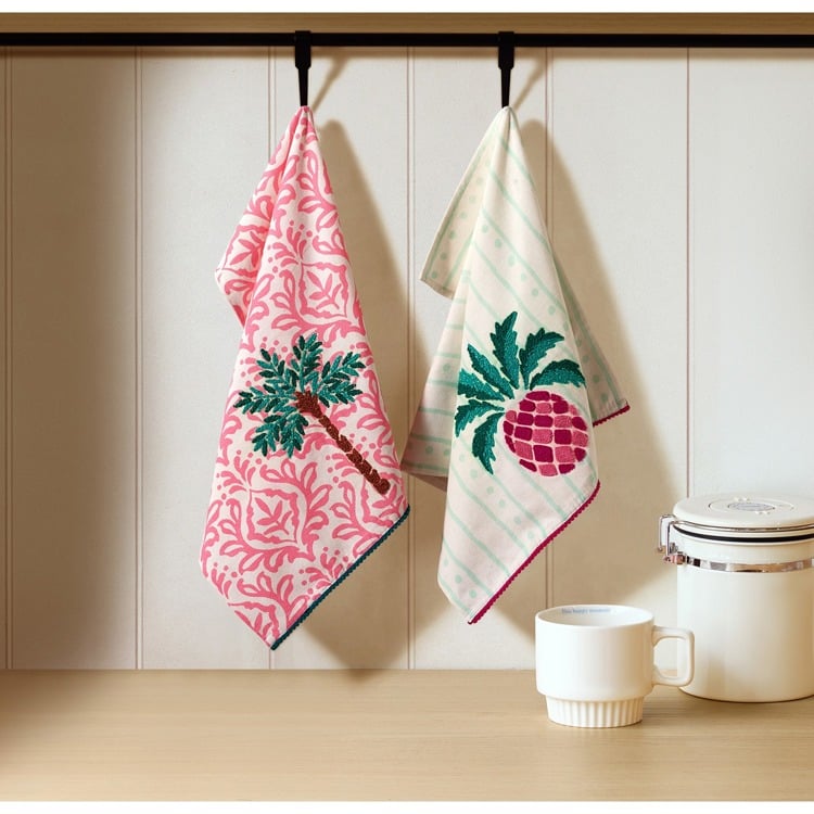 04DD108C Pineapple Kitchen Towel, 18 x 25 in. - Pack of 4