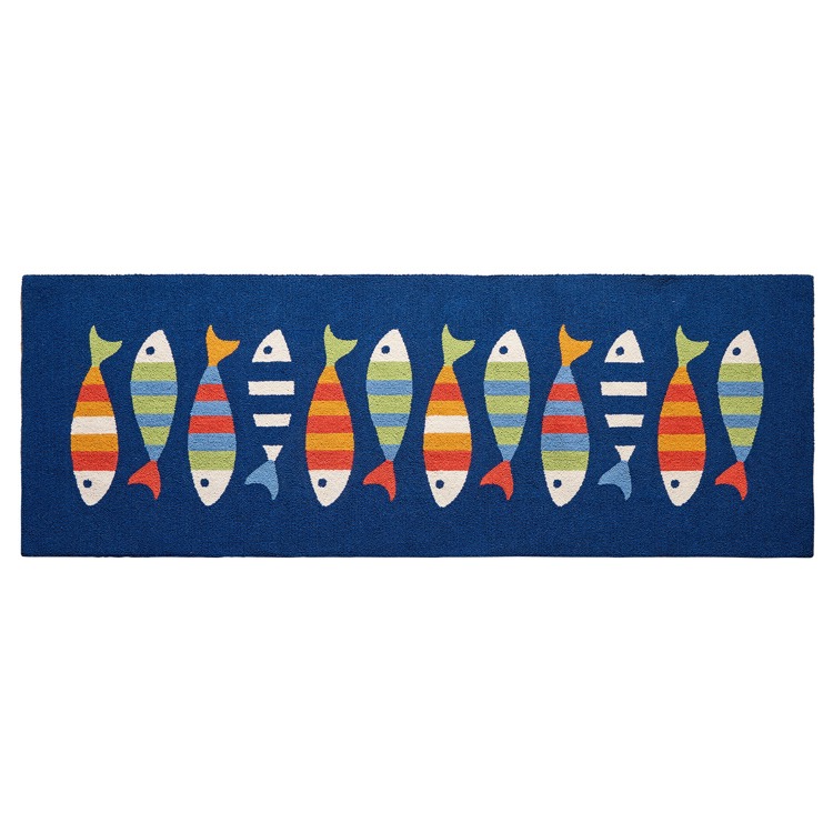 30KN402C257 2.5 in. x 7 ft. Picket Fish Hook Table Runner