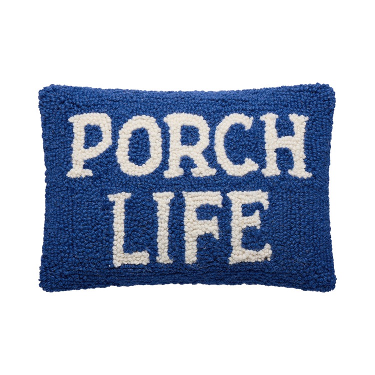 30AV1242C12OB 8 x 12 in. Porch Life Poly Fill Hook Pillow