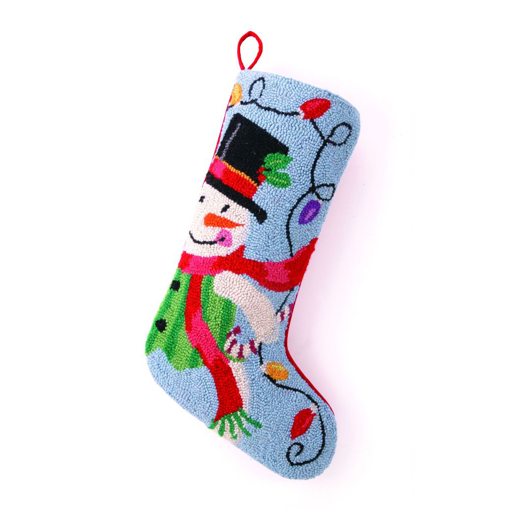 13 x 21 in. Snowman Christmas Hook Socks