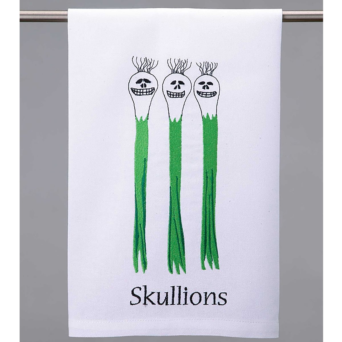 Picture of Peking Handicraft 04TA1250WC 16 x 25 in. Skullions Kitchen Towel, White 
