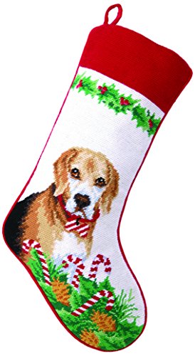 31TA1405MC 11 x 18 in. Beagle Needlepoint Stocking