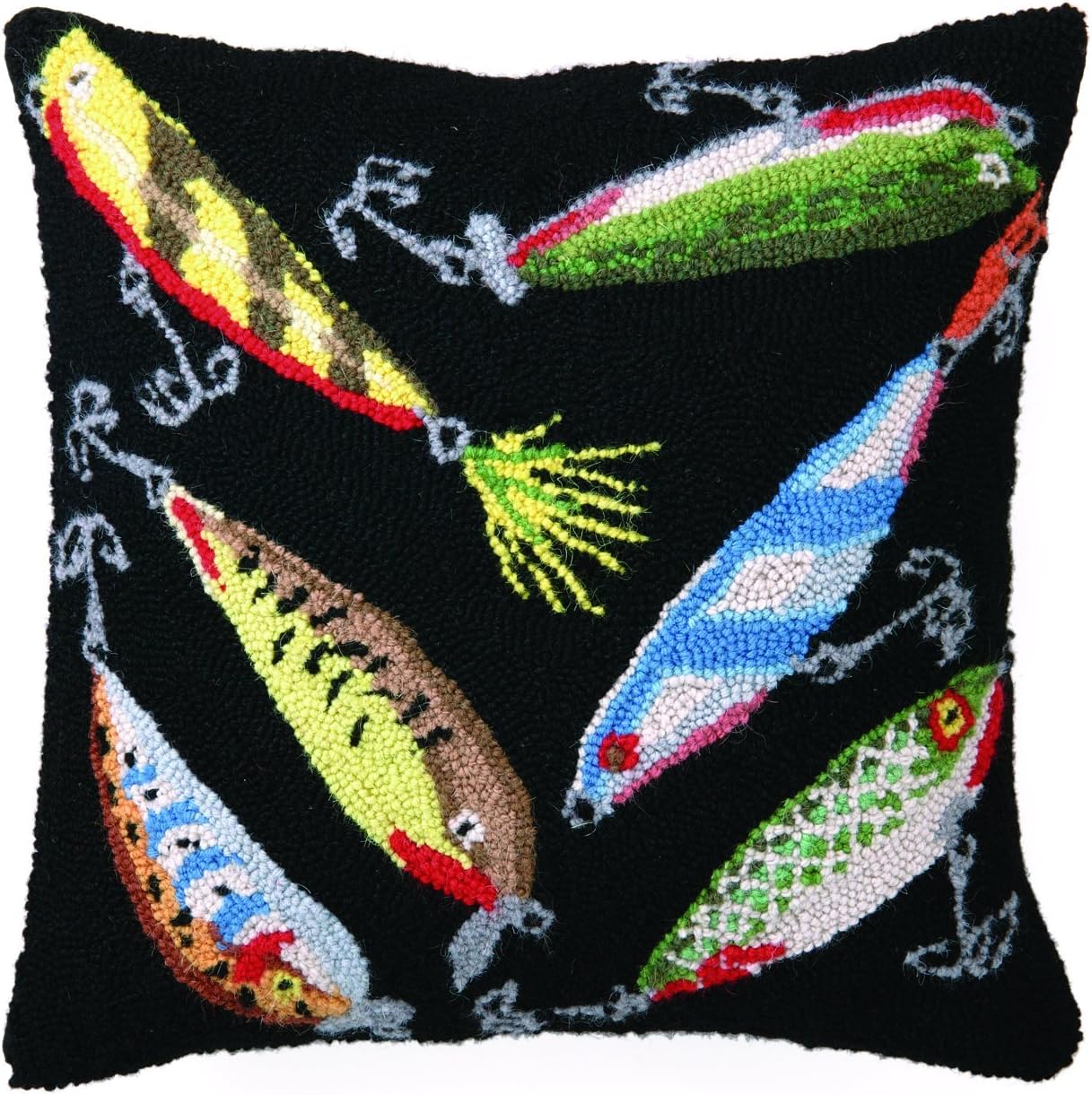 30TA1376C16SQ 16 in. Lures Hook Pillow