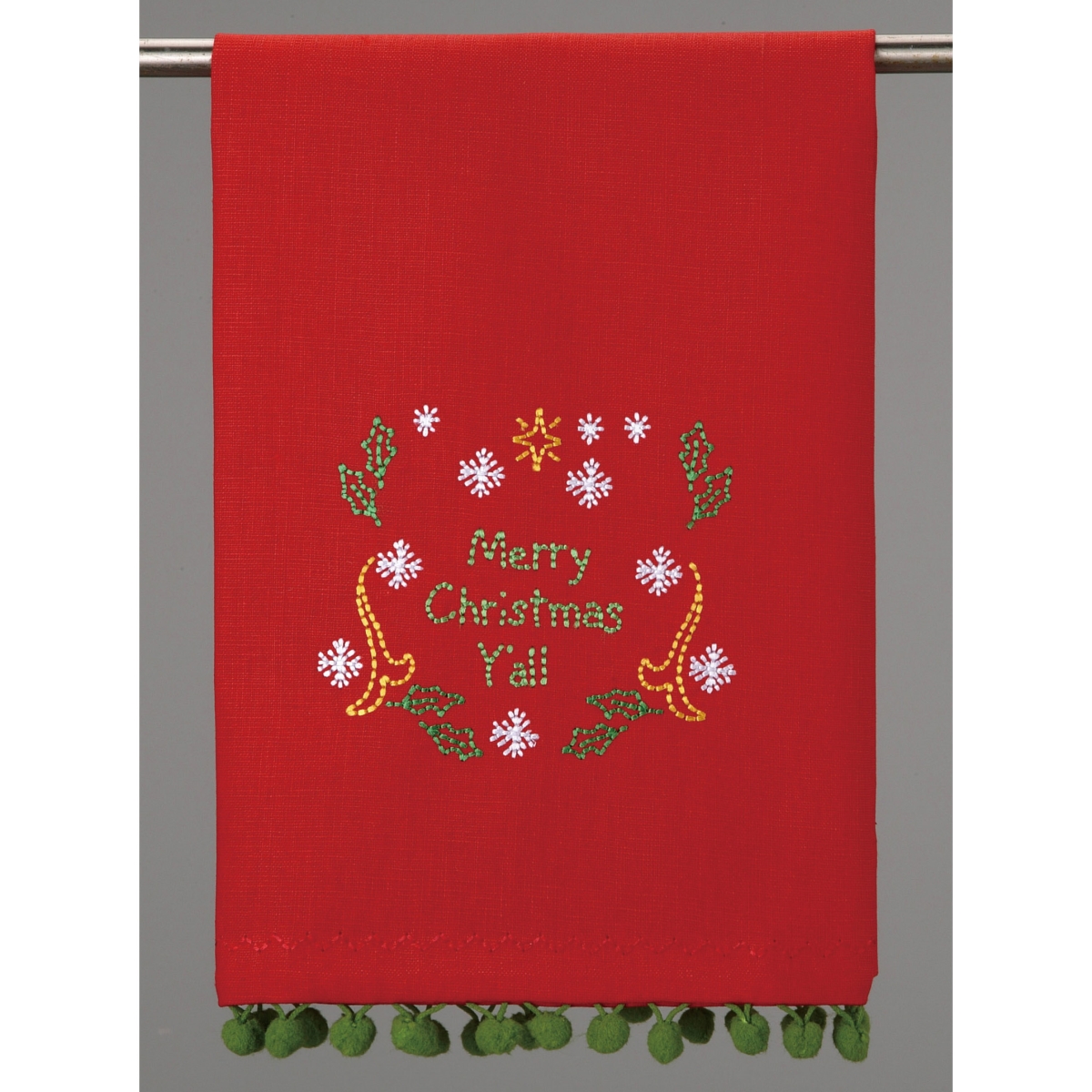Picture of Peking Handicraft 04TA1367C 15 x 22.5 in. Merry Xmas Y All Kitchen Towel 