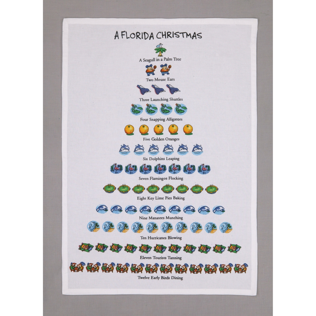 18 x 26 in. A Florida Christmas Kitchen Towel