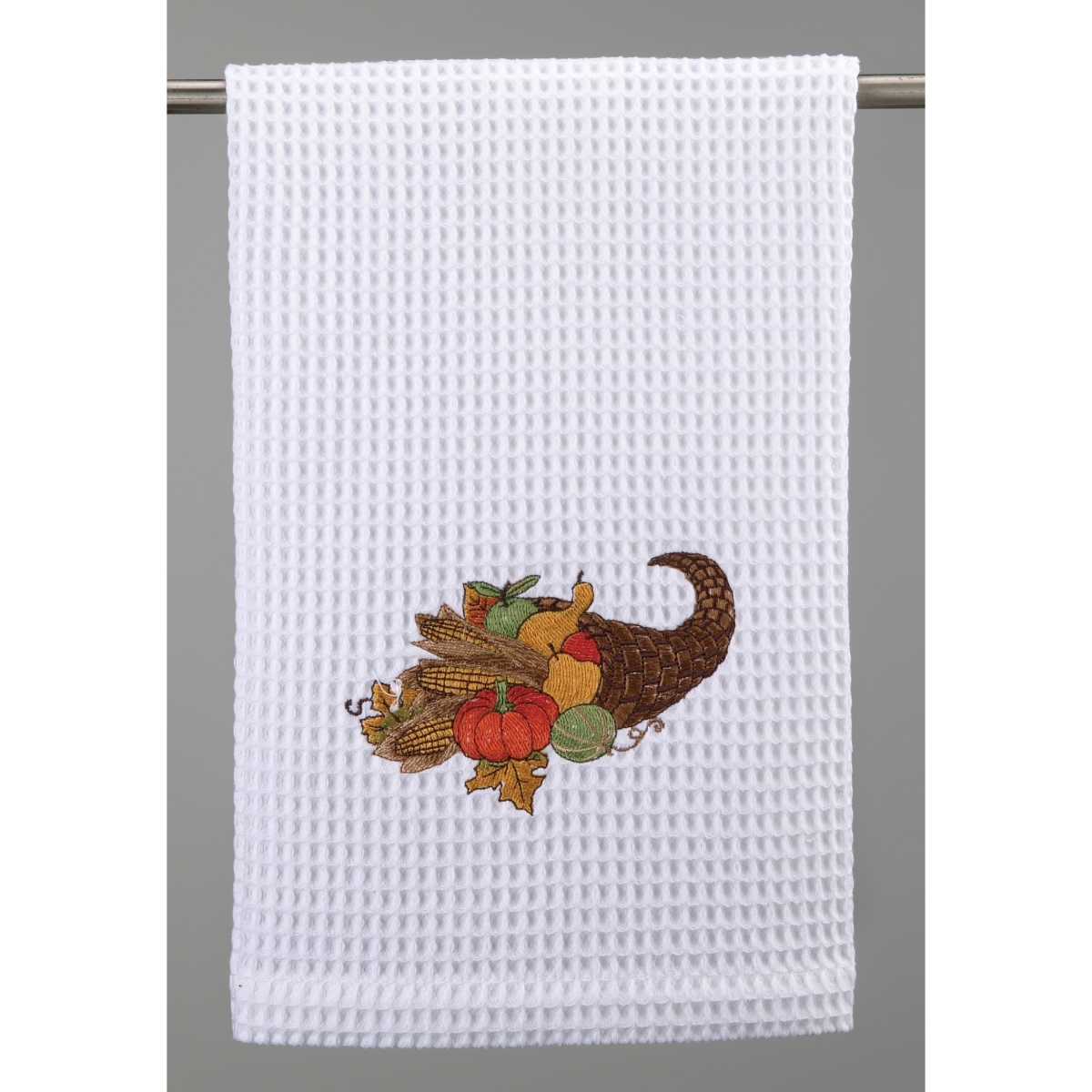 Picture of Peking Handicraft 04DM27BWC 16 x 25 in. Great Harvest Waffle Weave Kitchen Towel 