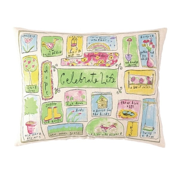 Celebrate Life Pillow