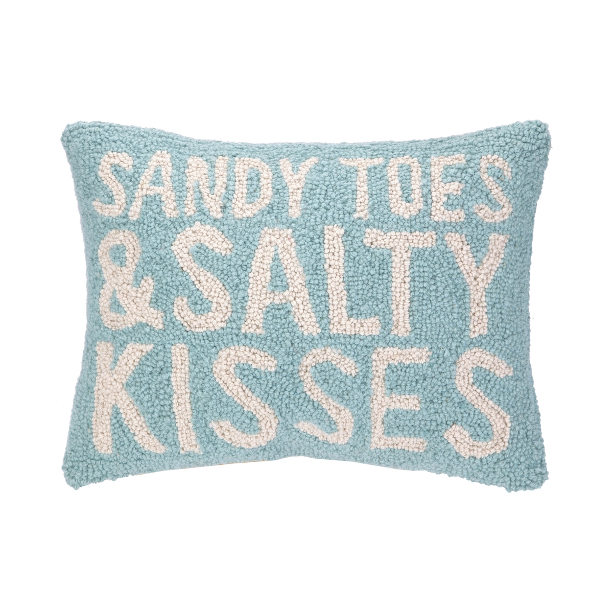 12 x 16 in. Sandy Toes & Salty Kisses Hook Pillow