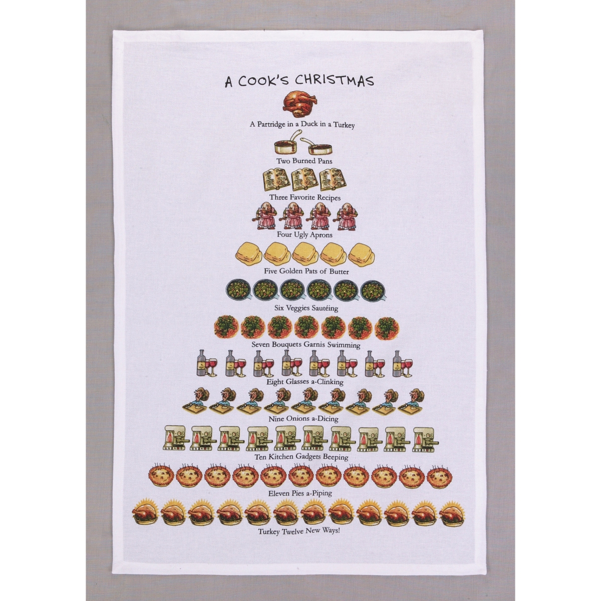 18 x 26 in. A Cooks Christmas Kitchen Towel