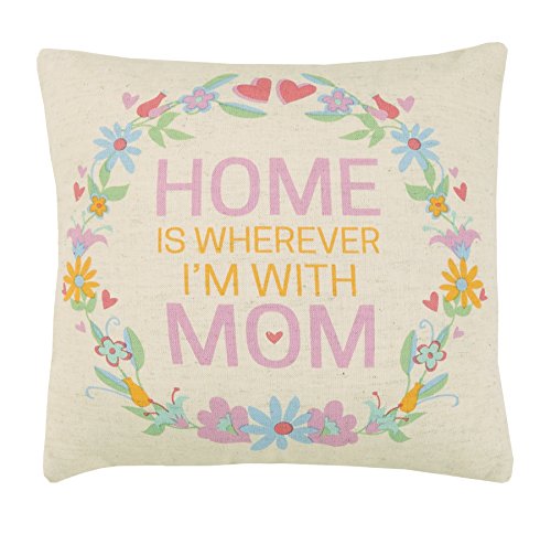 12 x 12 in. Home is Wherever ImMom Throw Pillow