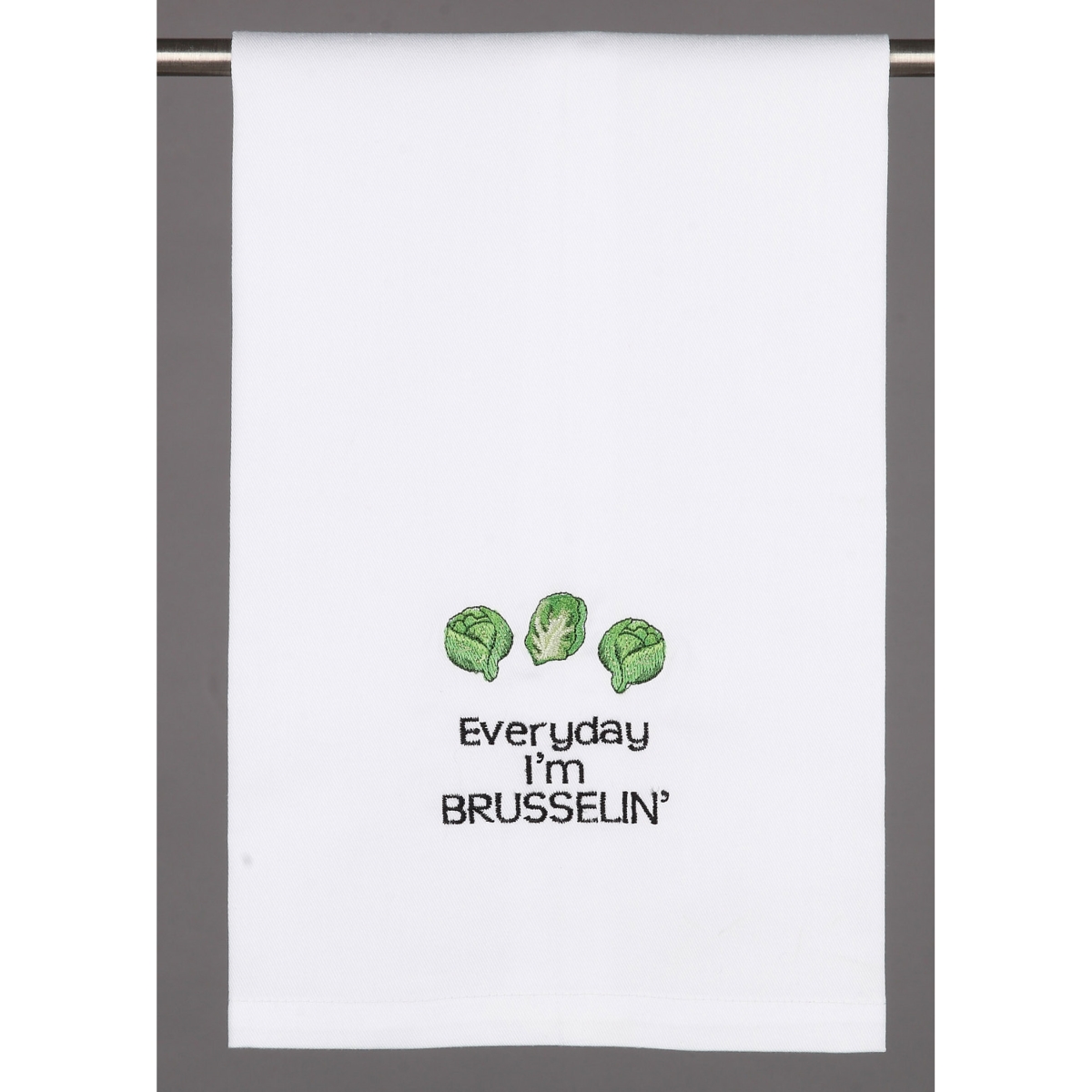 Picture of Peking Handicraft 04HRS1131WC 16 x 25 in. Everyday I M Brusselin Kitchen Towel 