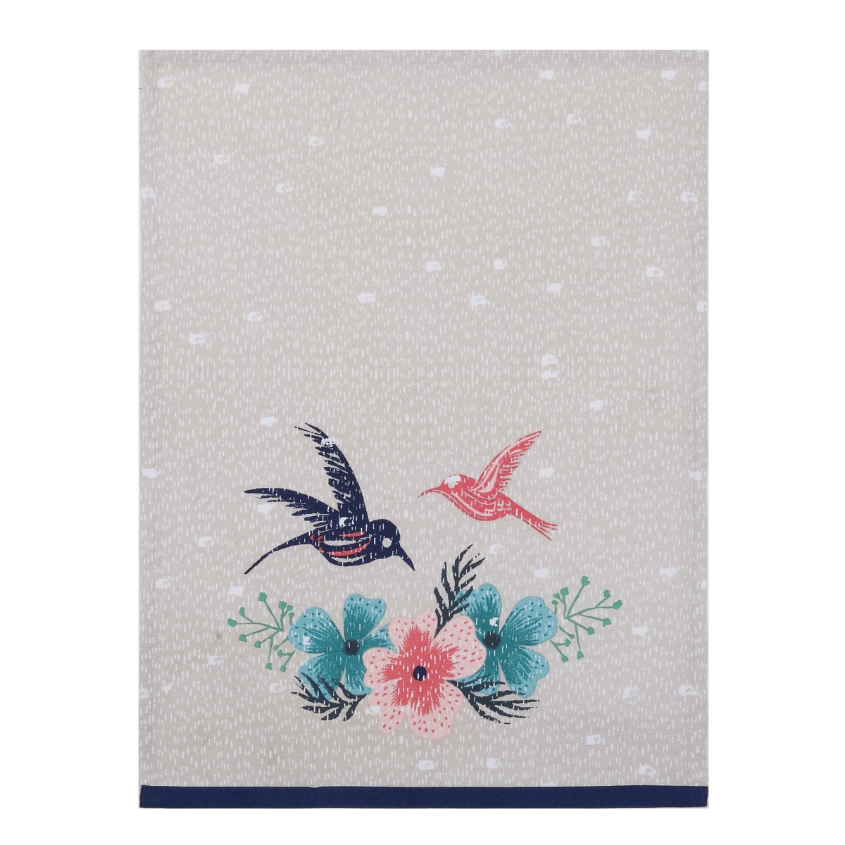 Picture of Peking Handicraft 04SWA63BC 18 x 25 in. Two Hummingbirds Kitchen Towel - Pack of 4