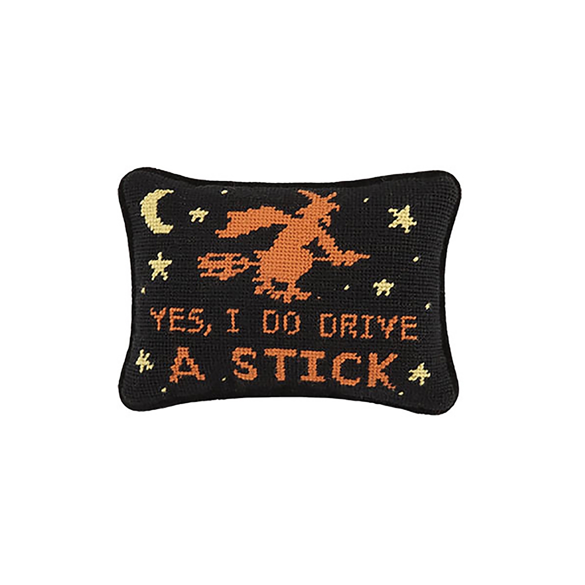 Picture of Peking Handicraft 31HRS1258C09OB 6.5 x 9 in. Yes I Do Drive a Stick Needlepoint Pillow&#44; Pack of 2