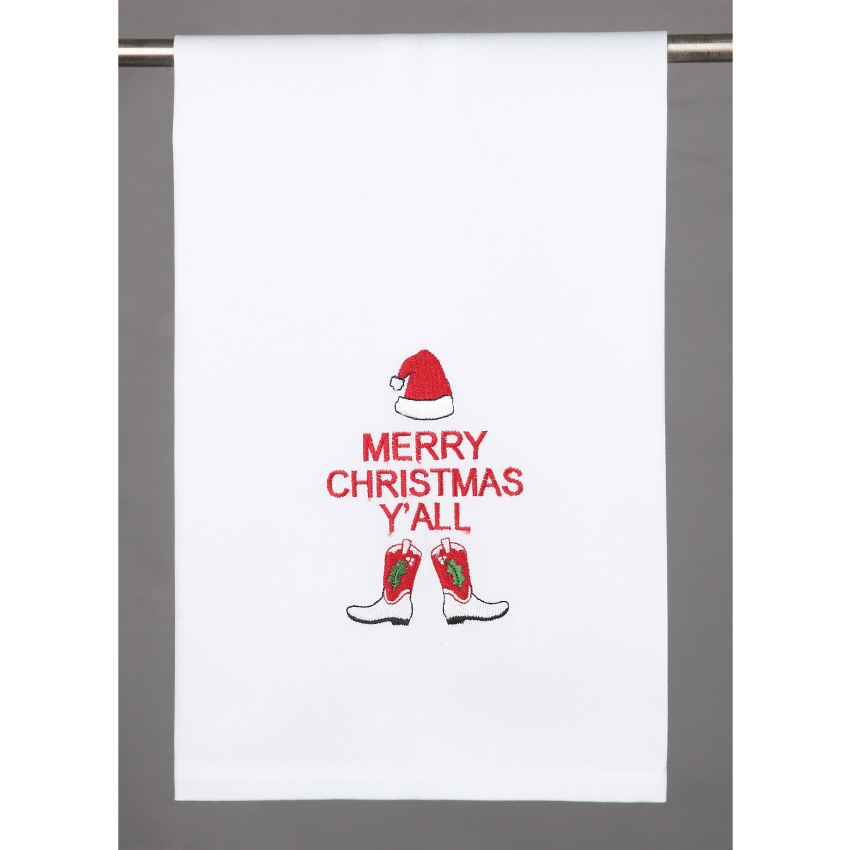 16 x 25 in. Merry Christmas Y All Kitchen Towel