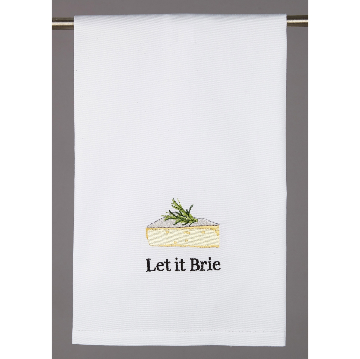 16 x 25 in. Let It Brie Kitchen Towel