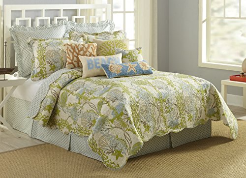 20 x 26 in. Yuma Quilted Standard Sham, Light Green - Standard Size