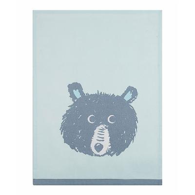 Picture of Peking Handicraft 04SWA68AC 18 x 25 in. Light Blue Bear Kitchen Towel 