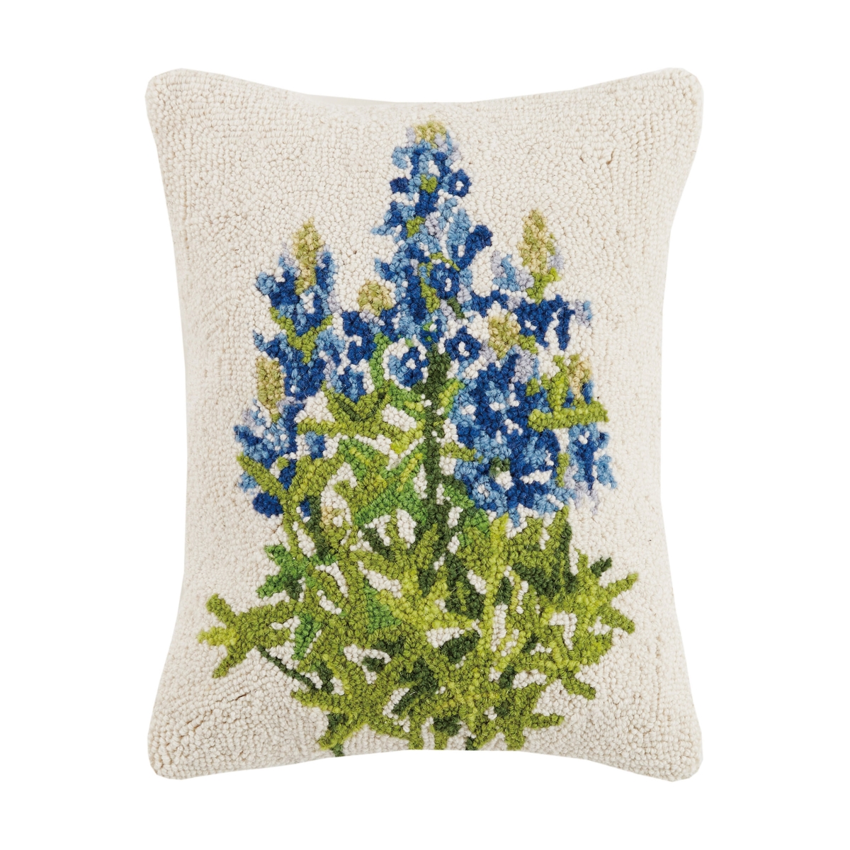 14 x 18 in. Blue Bonnet Poly Filled Rectangle Hook Pillow